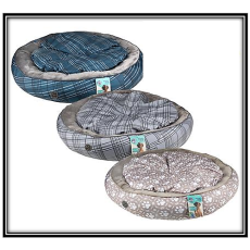 Pet Bed - Round with Reverse Cushion, size 90cm